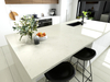 Grey Burnishing Pattern Smooth Quartz Slab